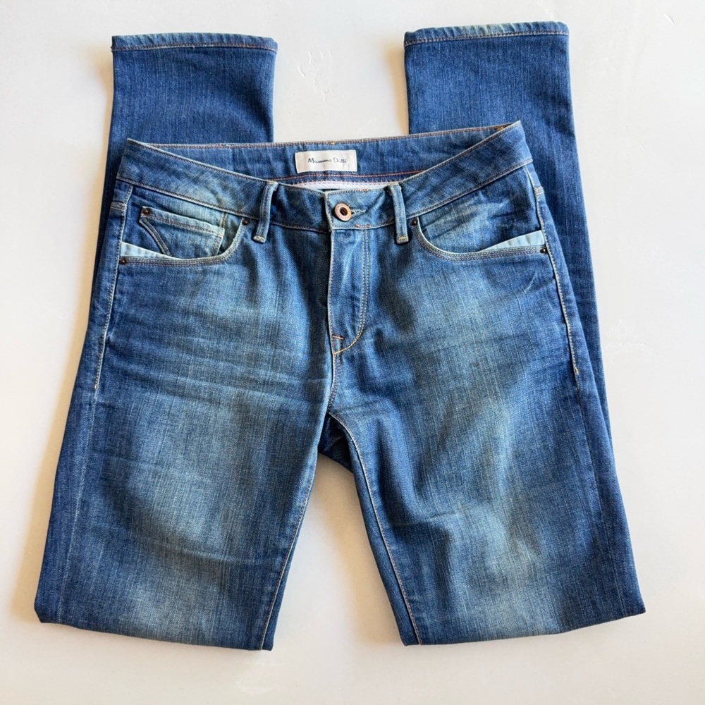 Massimo Dutti Low Rise Slim Skinny Jeans 26
